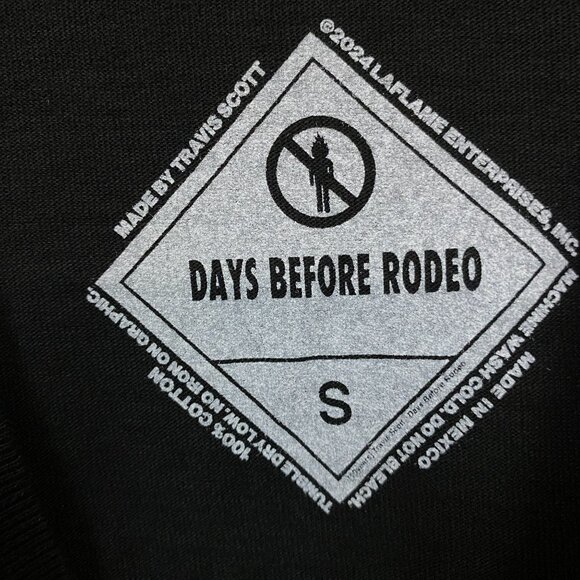 Travis Scott Rodeo DRUGS 10 Years Days Before Rodeo Tee Small - Picture 4 of 4